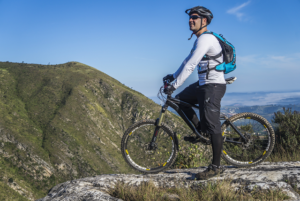 Image of mountain biking